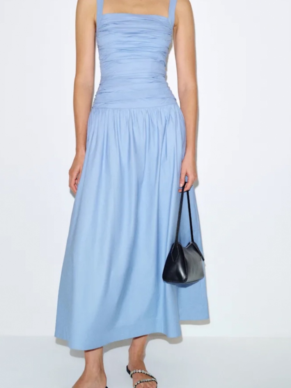 Reformation Nesta Dress Blue - Size 2